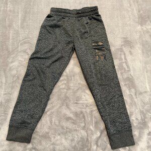 Nike Dri-FIT Kids Heather Gray Joggers Size 7 Boy Athletic Sweatpants Active